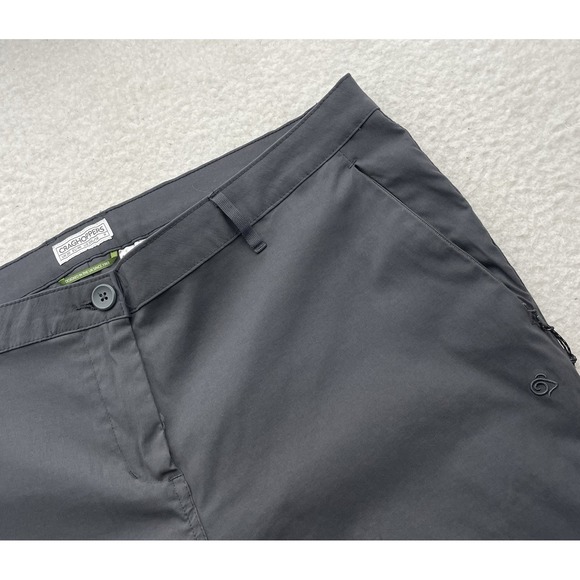 Craghoppers Pants - Craghoppers Pants Womens 3XL 16 Kiwi Pro II Gray Hiking Outdoors Zip Pockets